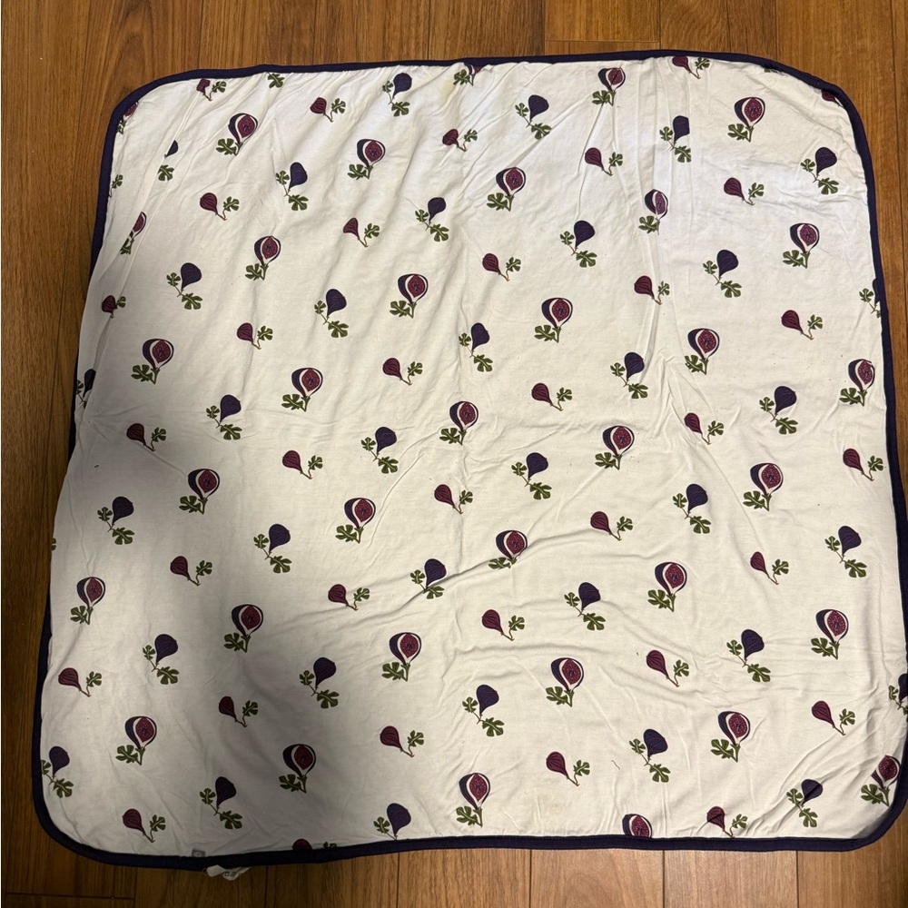 Kyte BABY Cream and Purple Fig Blanket